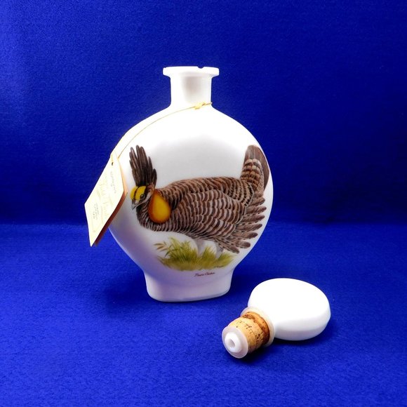 Dant Whiskey Bottle Field Birds PRAIRIE CHICKEN 3th Edition 1969 Decanter - Picture 1 of 8